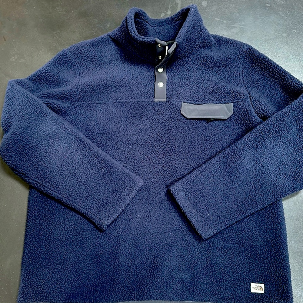 The North Face | Sherpa Pull-over Sweater | Navy | XL
